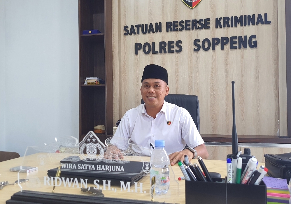 Profil Kasatreskrim Polres Soppeng IPTU Ridwan, Segudang Prestasi dan Penghargaan