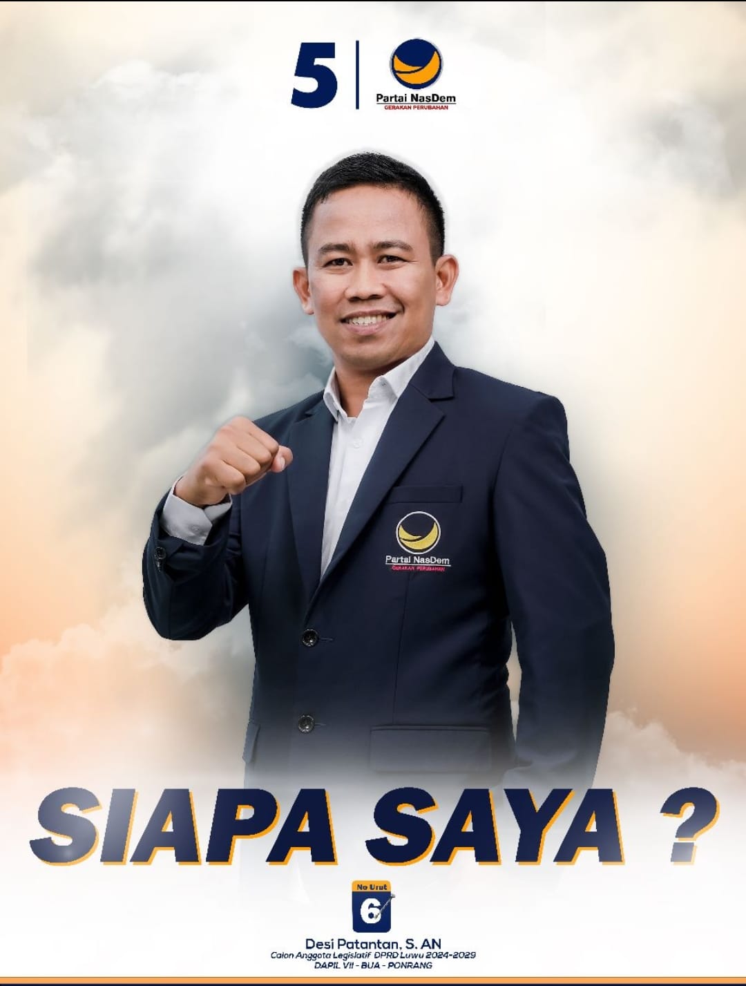 Pemilik Tagline “Siapa Saya” Terpilih Jadi Anggota DPRD Luwu