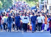 Warga Wajo Senam Jantung Sehat Bersama Penjabat Gubernur Sulsel