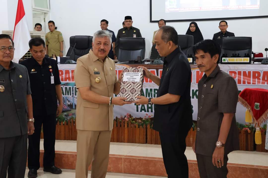 DPRD Pinrang Terima LKPJ Bupati untuk Dibahas, Irwan Hamid Ucapkan Terima Kasih
