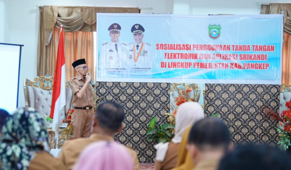 Pemkab Pangkep Akan Memberlakukan Sistem Tanda Tangan Elektronik