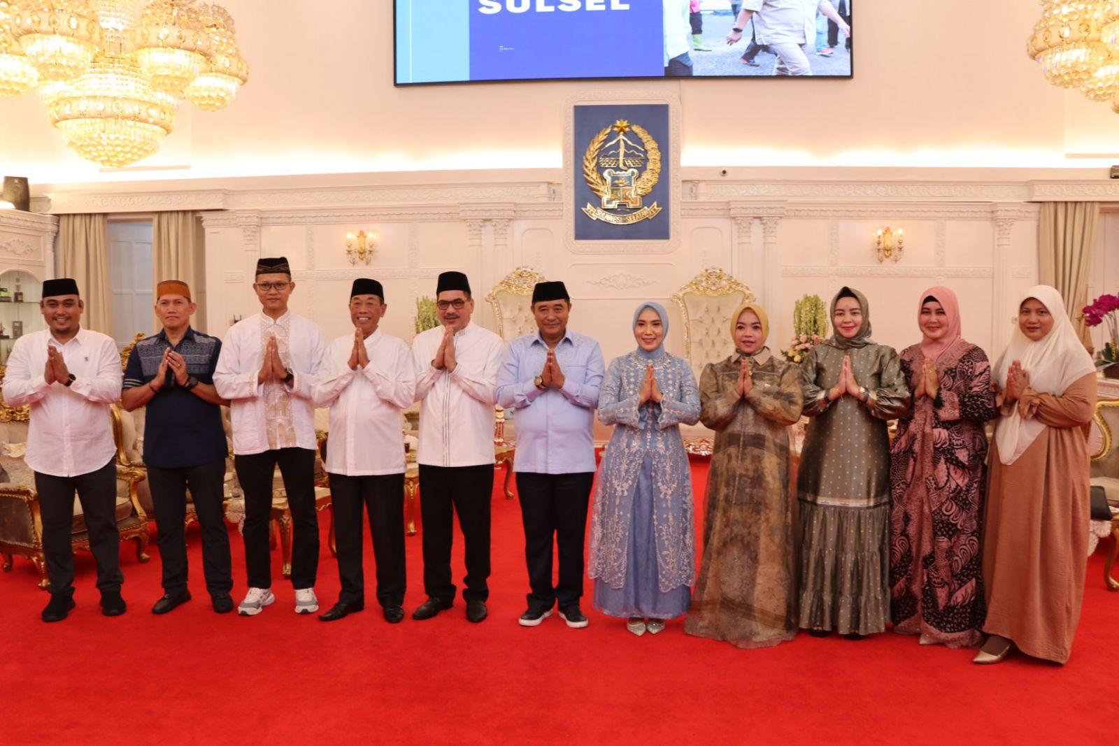 Forkopimda Sidrap Hadiri Open House Pj Gubernur Sulsel
