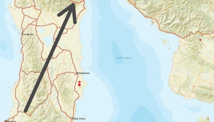 Gempa Berkekuatan 3 Magnitudo Guncang Kabupaten Luwu