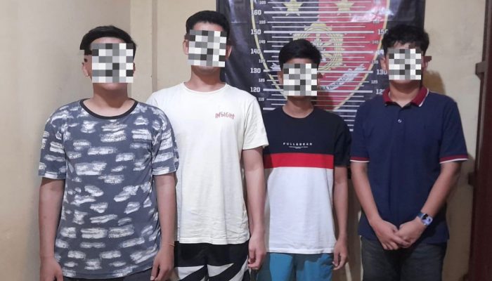 Polres Sidrap Tangkap 4 Pelaku Penganiyaan Anak Dibawah Umur