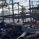 Diduga Korsleting, Satu Unit Rumah Panggung Ludes Terbakar