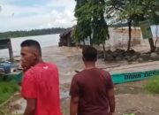 Sungai Saddang Meluap, Bangunan Sarang Burung Walet Ambruk Terseret Banjir