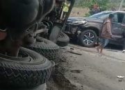 Kecelakaan Beruntun 8 Mobil dan 1 Motor di Sidrap, 1 Tewas