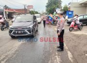 Antisipasi Kepadatan Arus Balik, Polres Sidrap Siagakan Personil