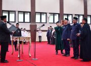 Pj Gubernur Bahtiar Lantik Ratusan Pejabat Pemprov Sulsel