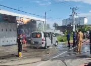 Mobil Pengangkut BBM Bersubsidi Terbakar, Pengendara Kabur