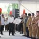 Pj Bupati Bone Hadiri Kunker Mentan RI, Terima Bantuan Bencana Alam