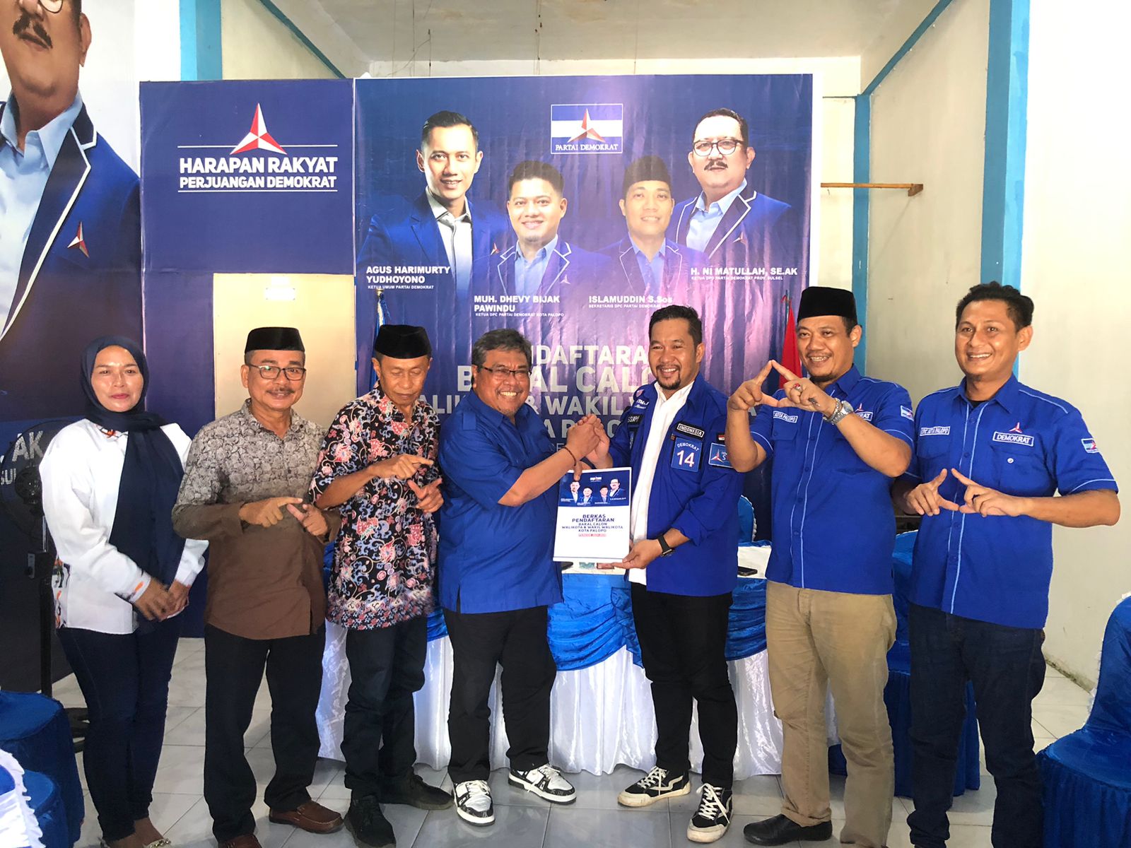 Daftar di Demokrat, HB dan Irwan Hamid Incar Kursi Wakil Walikota Palopo