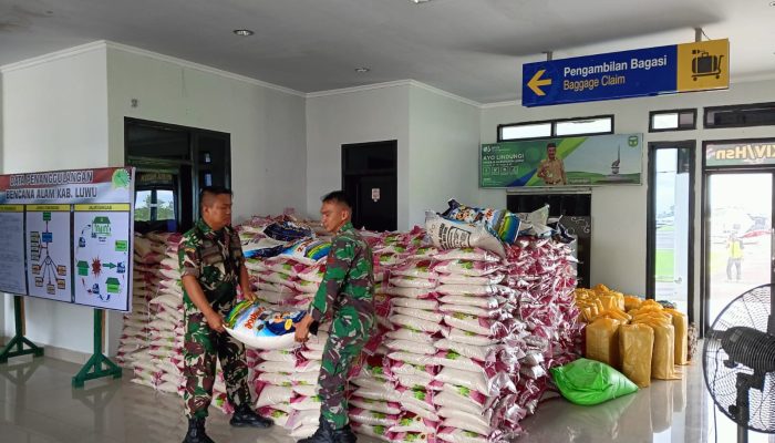 Kemensos Kolaborasi BUMN Bantu 40 Ton Beras Korban Bencana di Sulsel