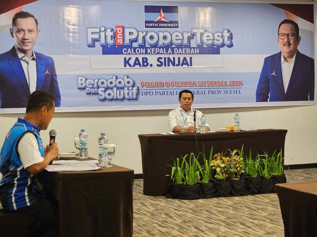 Serius Ikut Pilkada Sinjai, H Badris Ikut Fit and Proper Test di Demokrat
