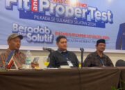 Rahmat Dampingi Arham Basmin Fit And Proper Test di Makassar