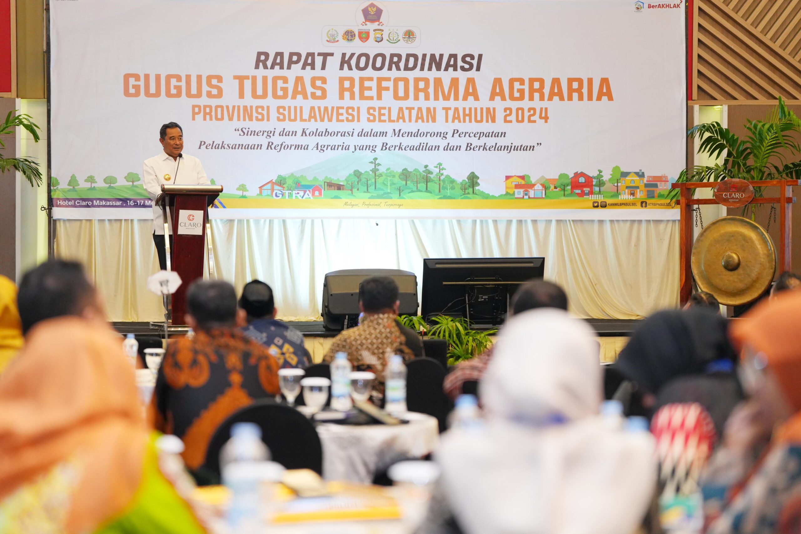 Pj Gubernur Sulawesi Selatan Minta Percepatan Reforma Agraria