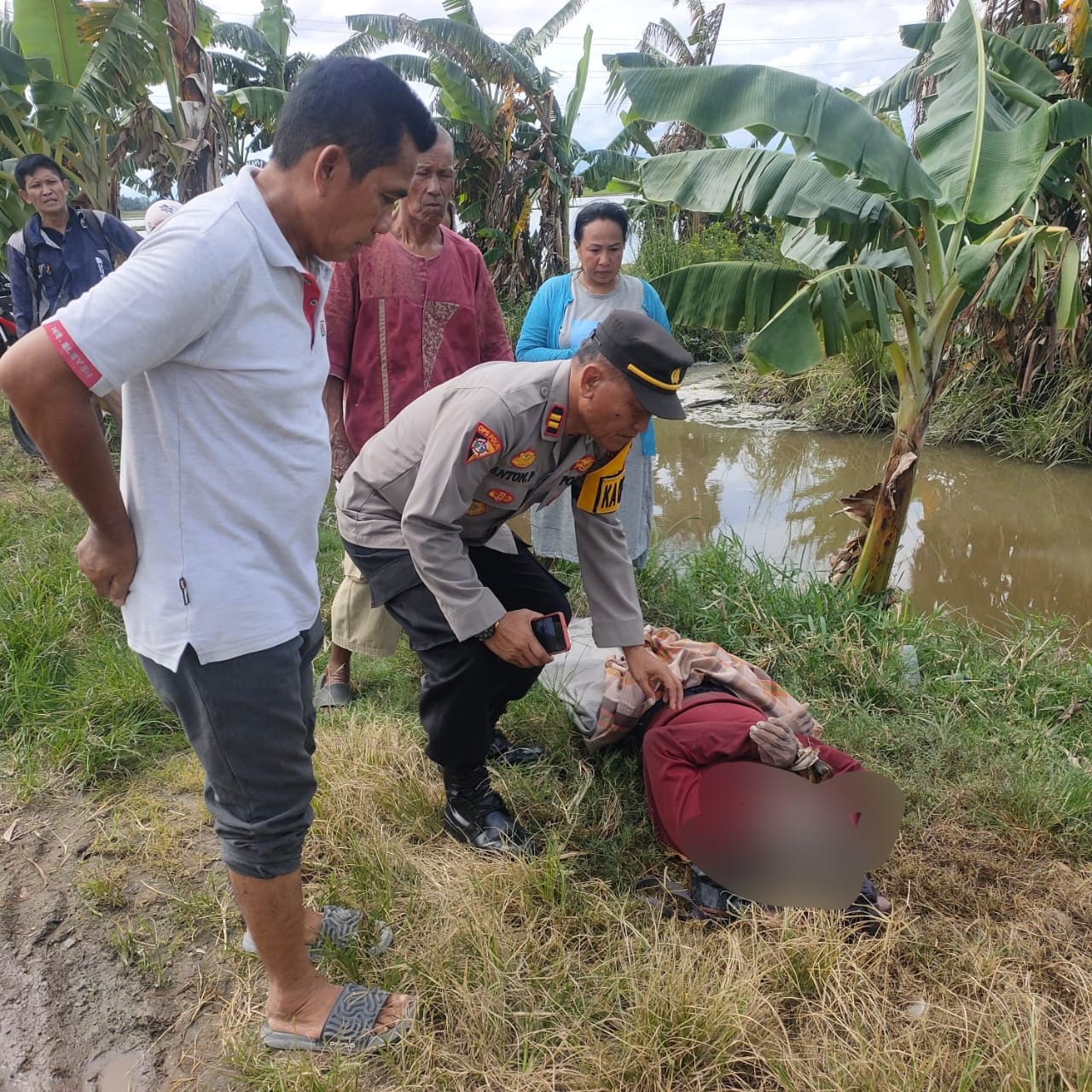Petani di Sidrap Ditemukan Meninggal di Areal Sawah, Keluarga Tolak Autopsi