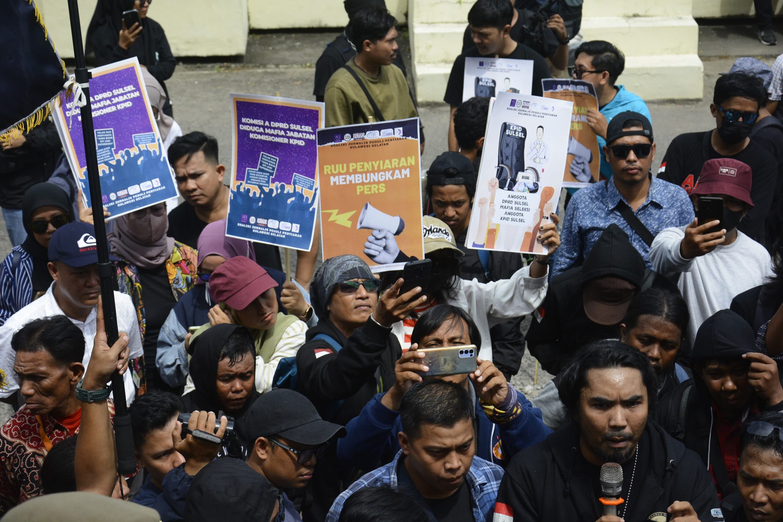 Koalisi Jurnalis Desak DPRD Sulsel Suarakan Penolakan RUU Penyiaran ke Pusat