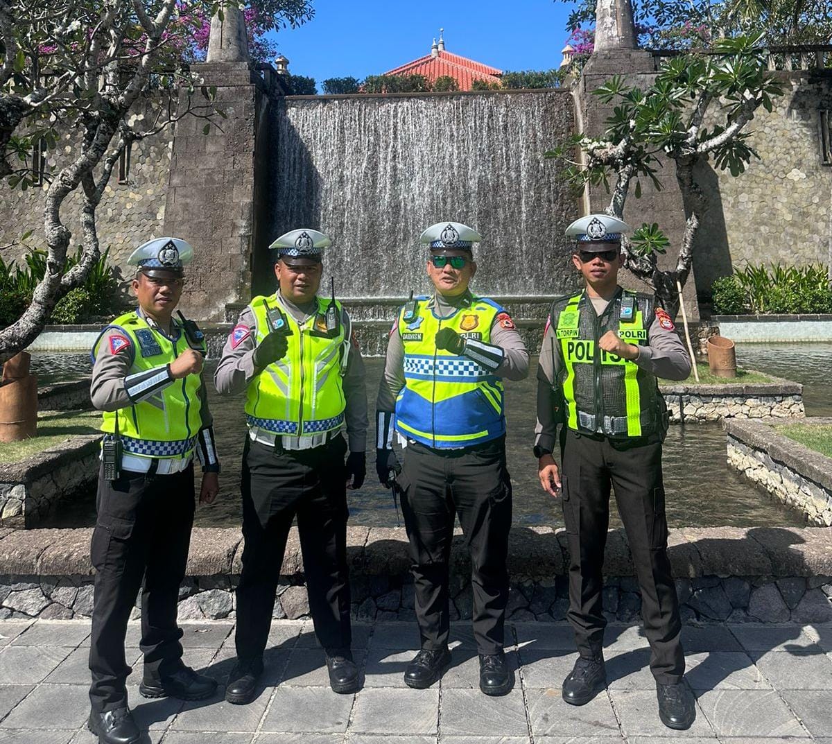 Satlantas Polres Sidrap Kawal Kelancaran World Water Forum ke-10 di Bali
