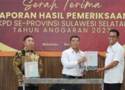 Takalar Raih Opini WTP dari BPK 3 Kali Beruntun