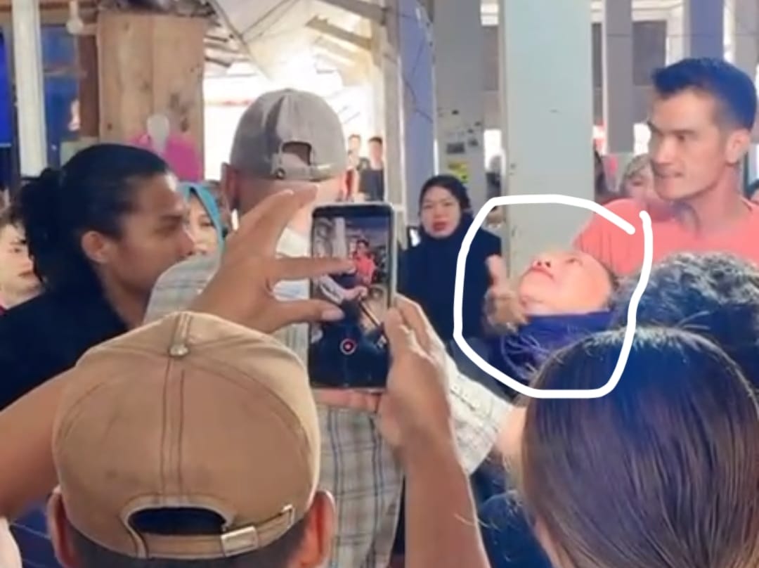 Ibu Rumah Tangga Tertangkap Basah Curi Emas di Pasar Tanru Tedong