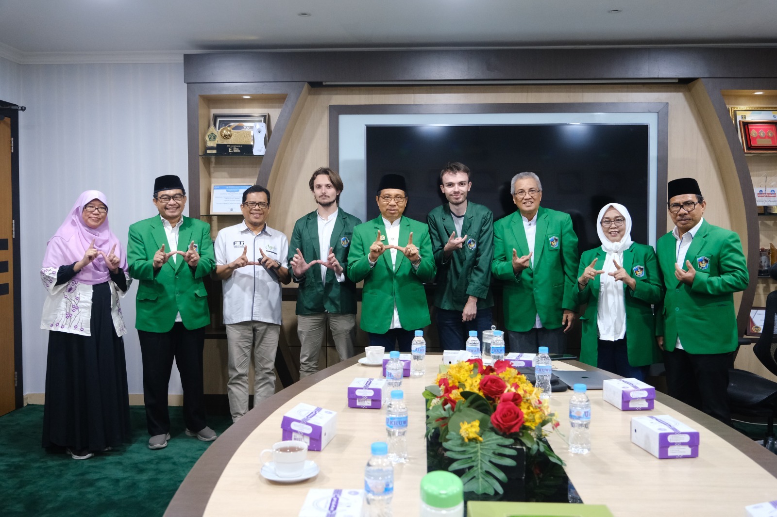 Dua Mahasiswa Prancis Jalani Program Internship di UMI