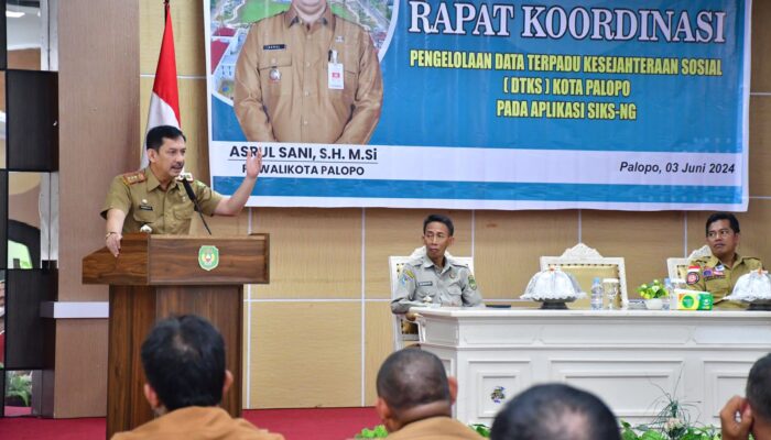 Tekankan Akurasi Data, Sekda Palopo Minta Pengelolaan DTKS Diperkuat
