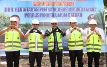 Ditandai Peletakan Batu Pertama, Pembangunan Gedung Arsip Bantaeng Dimulai