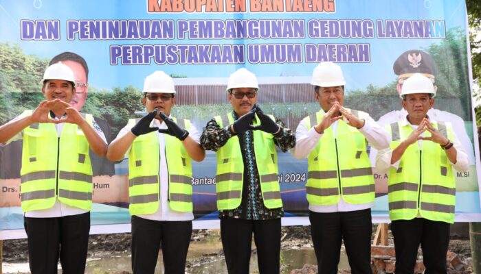 Ditandai Peletakan Batu Pertama, Pembangunan Gedung Arsip Bantaeng Dimulai