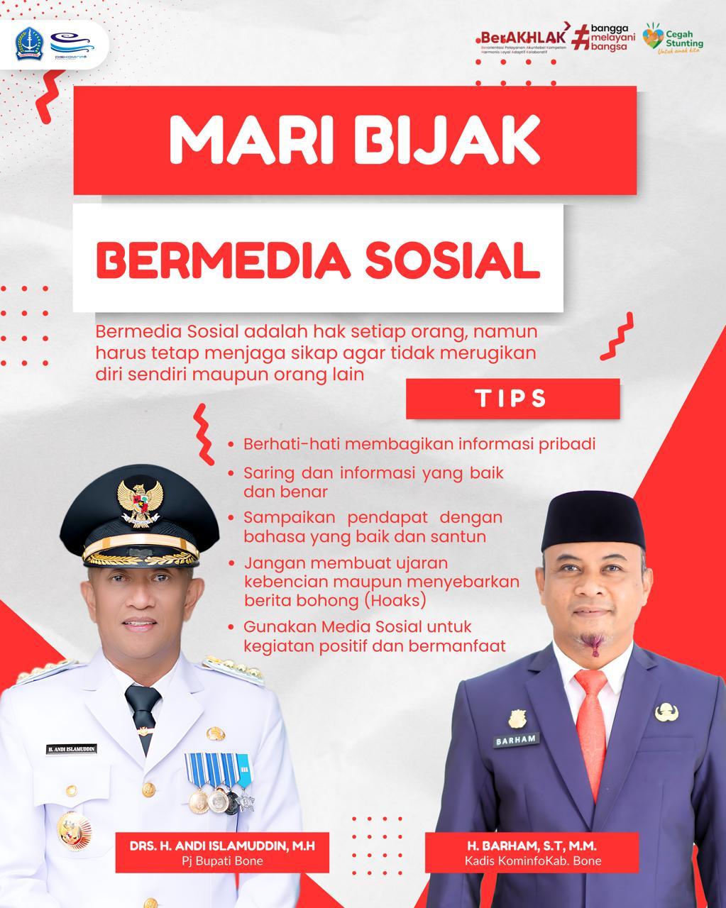 Panduan Bijak Bermedia Sosial dari Diskominfo Bone