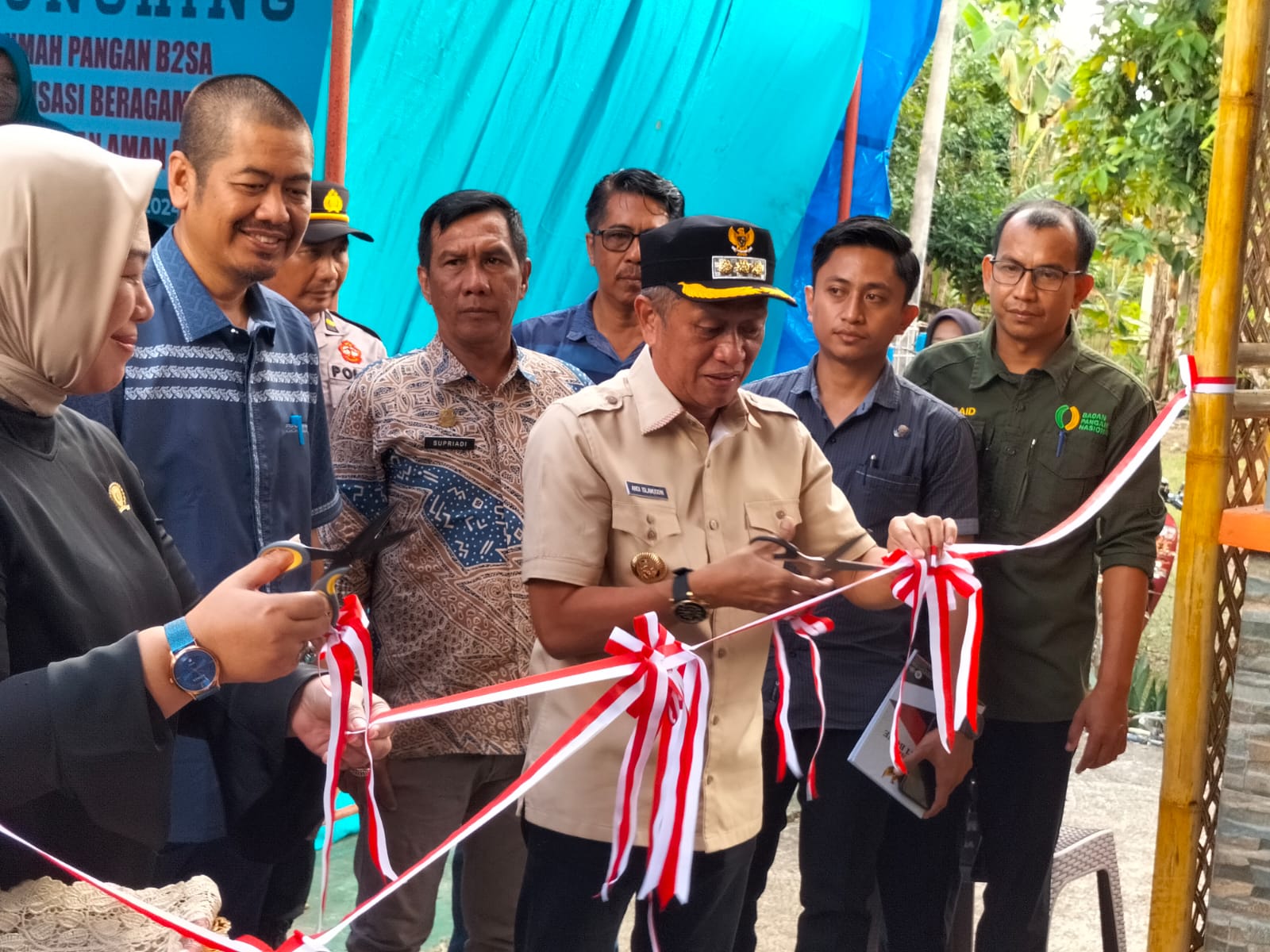 Pj Bupati Bone Launching Rumah Pangan B2SA di Desa Kawerang