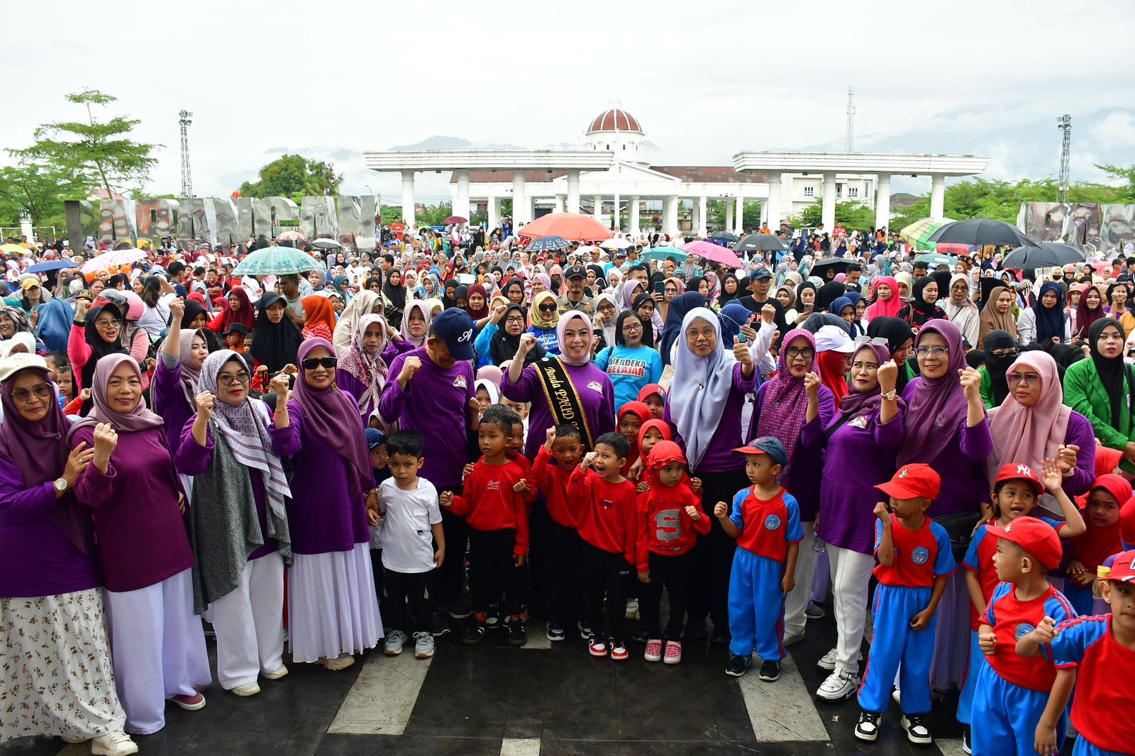 Bunda PAUD Palopo Hadiri Peringatan Hari Anak Nasional ke-40