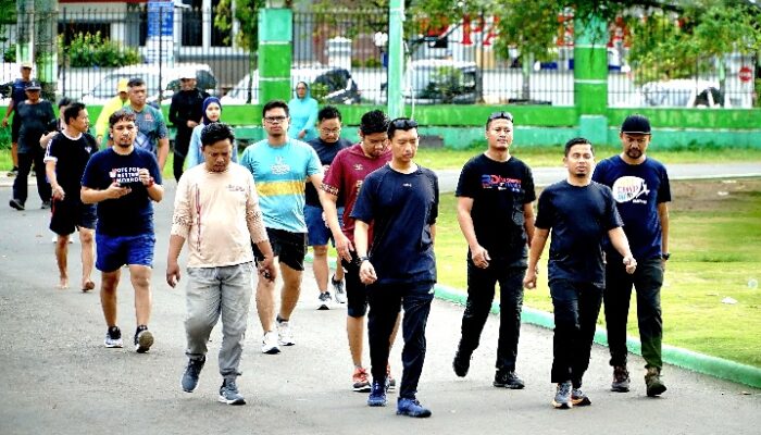 TSM Joging Bersama Komandan TKN Fanta Prabowo-Gibran   