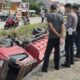 Stir Macet, Dump Truck Masuk ke Saluran Irigasi di Sidrap