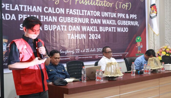 KPU Wajo Genjot Kinerja PPK dan PPS melalui Training of Facilitator