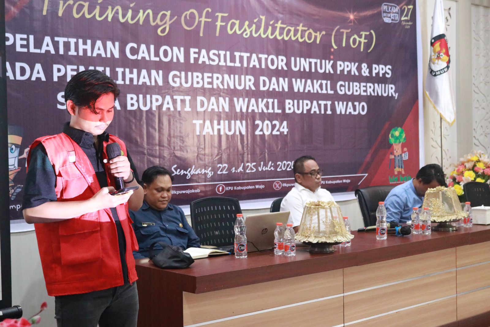 KPU Wajo Genjot Kinerja PPK dan PPS melalui Training of Facilitator