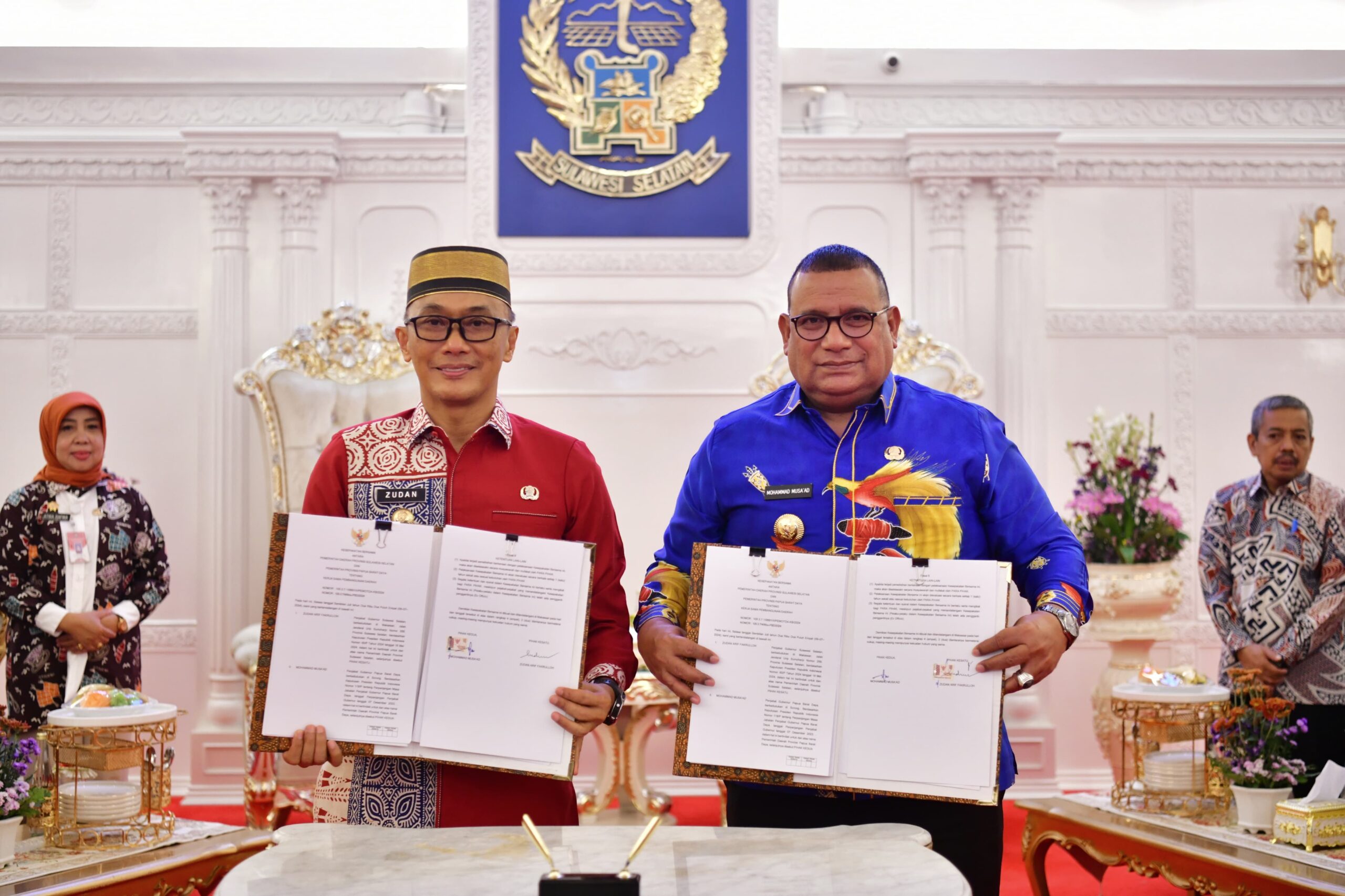 Pemprov Sulsel-Papua Barat Daya Teken MoU Pembangunan Daerah