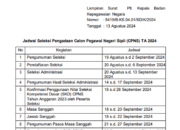 Jangan Lewatkan! Ini Tahapan dan Jadwal Seleksi CPNS 2024