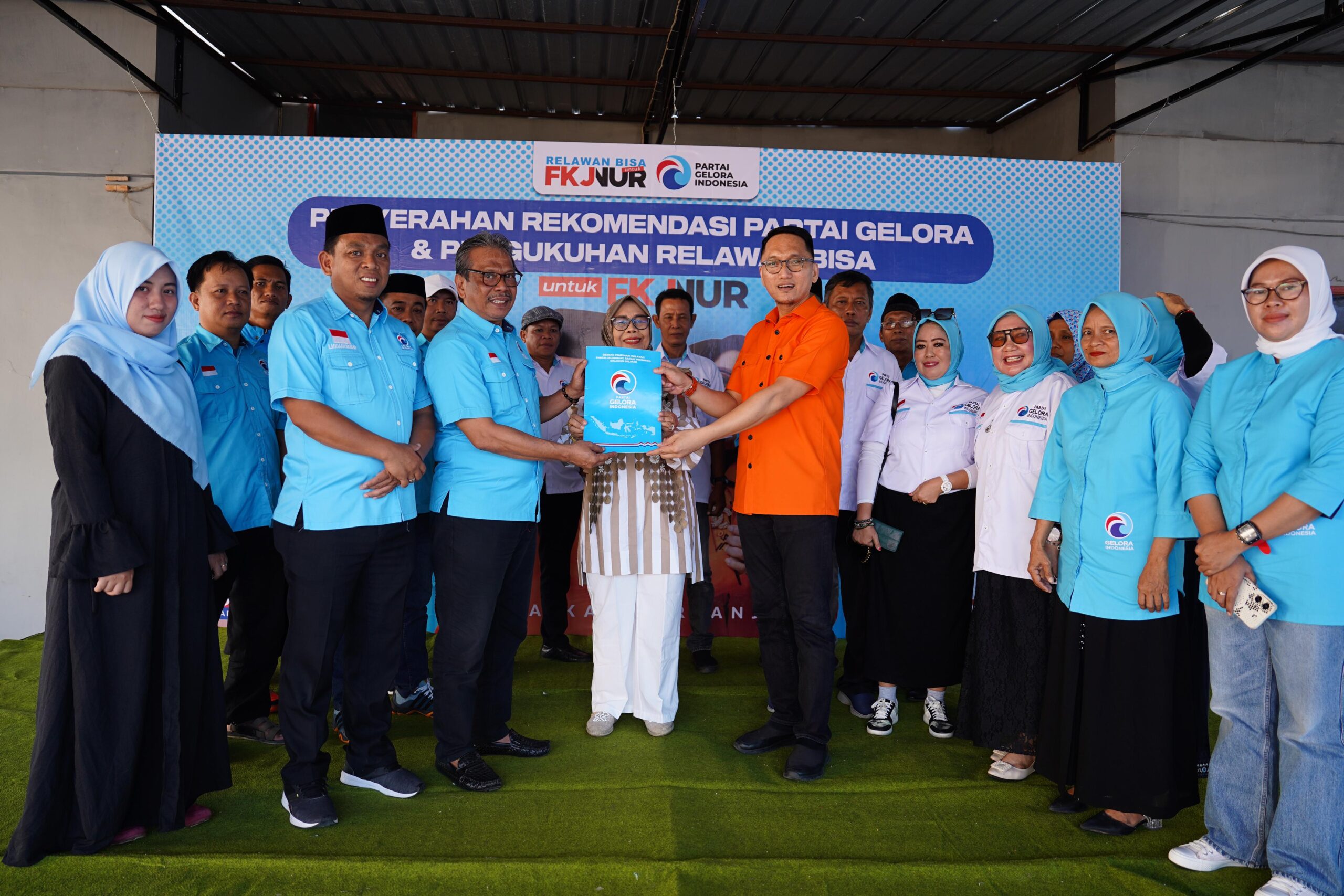 Pasangan FKJ-NUR Dapat Dukungan Partai Gelora untuk Pilkada Palopo 2024