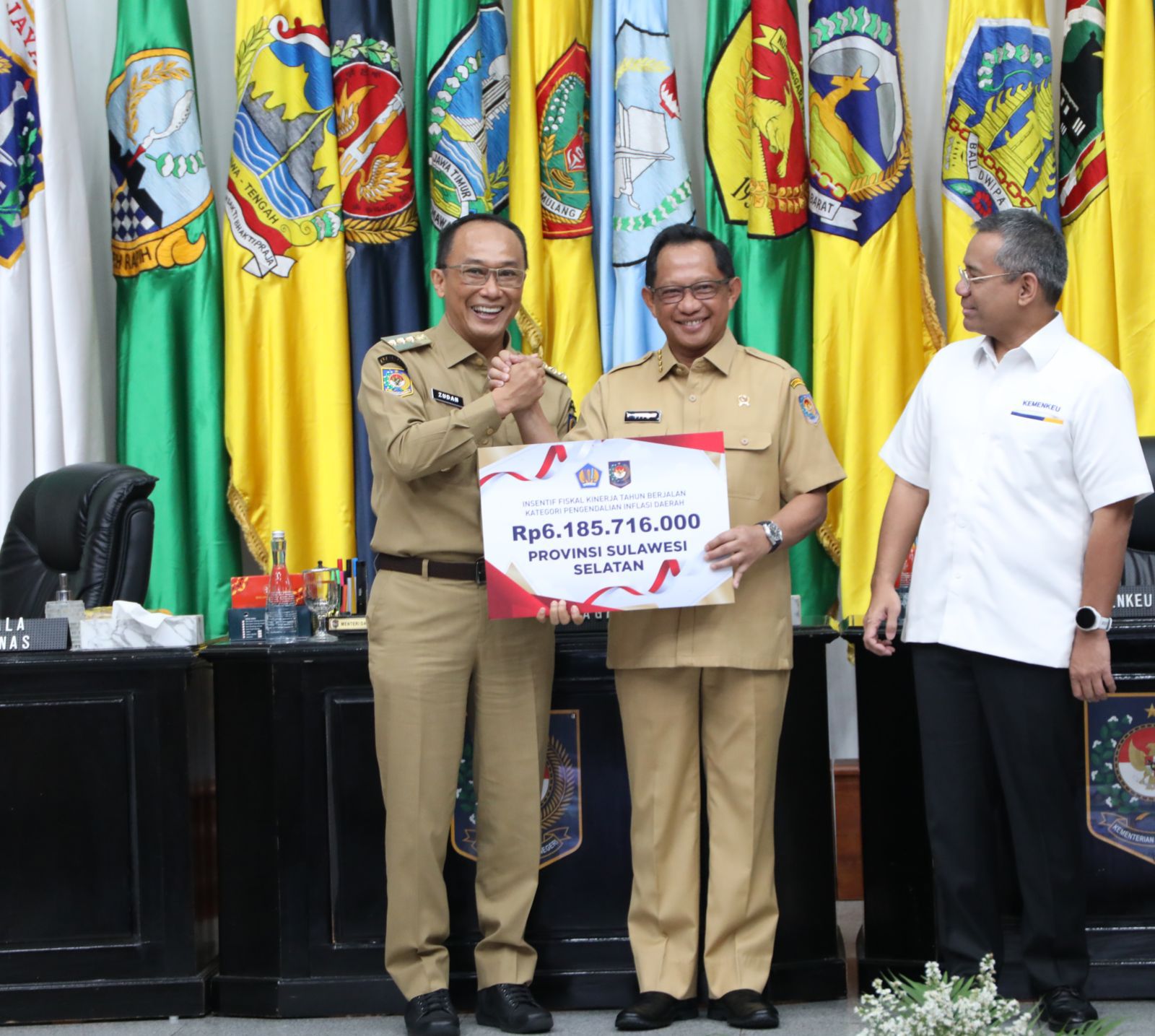 Pemprov Sulsel Terima Insentif Fiskal Rp6,1 Miliar dari Kementrian Keuangan