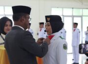 76 Paskibraka HUT ke-79 RI Takalar Dikukuhkan, Ini Pesan Pj Bupati Setiawan
