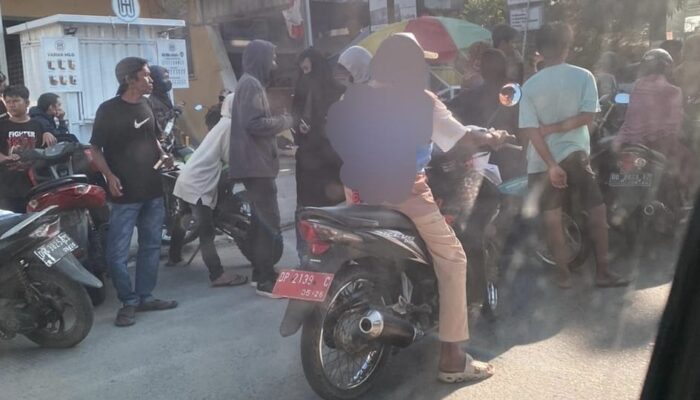 Viral Motor Plat Merah Digunakan Simpatisan Paslon, Bawaslu Sidrap Turun Tangan