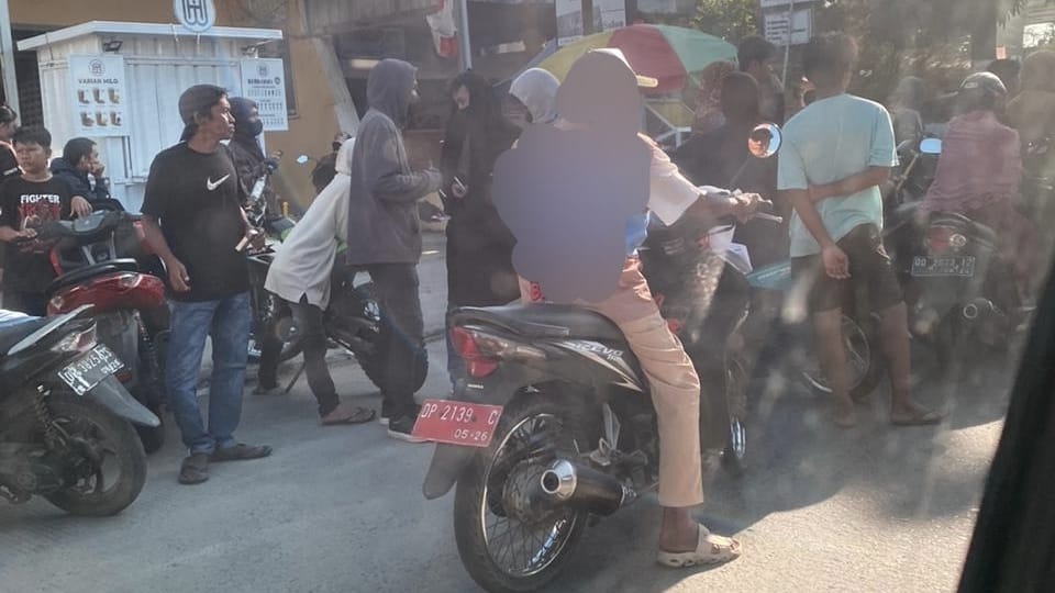 Viral Motor Plat Merah Digunakan Simpatisan Paslon, Bawaslu Sidrap Turun Tangan