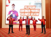 Pj Gubernur Lepas 630 Kontingen Berlaga di PON Aceh-Sumut, Minta Atlet Angkat Nama Sulsel