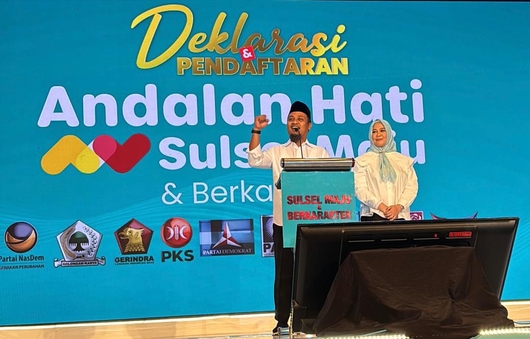 Andalan Hati Deklarasi Maju Pilgub Sulsel 2024, ASS: Kami Siap Lanjutkan Pembangunan