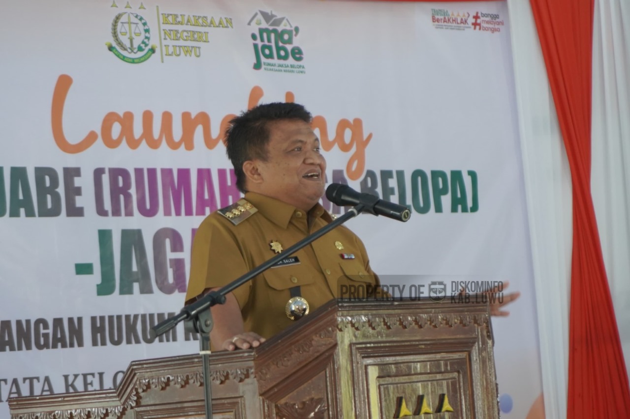 Pj. Bupati Luwu Resmikan Ma’Jabe, Inovasi Kejari untuk Pelayanan Hukum