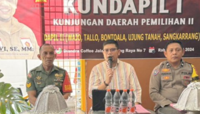 Kunjungi Dapil, Andi Pahlevi Harap Proyek Infrastruktur Berjalan Baik