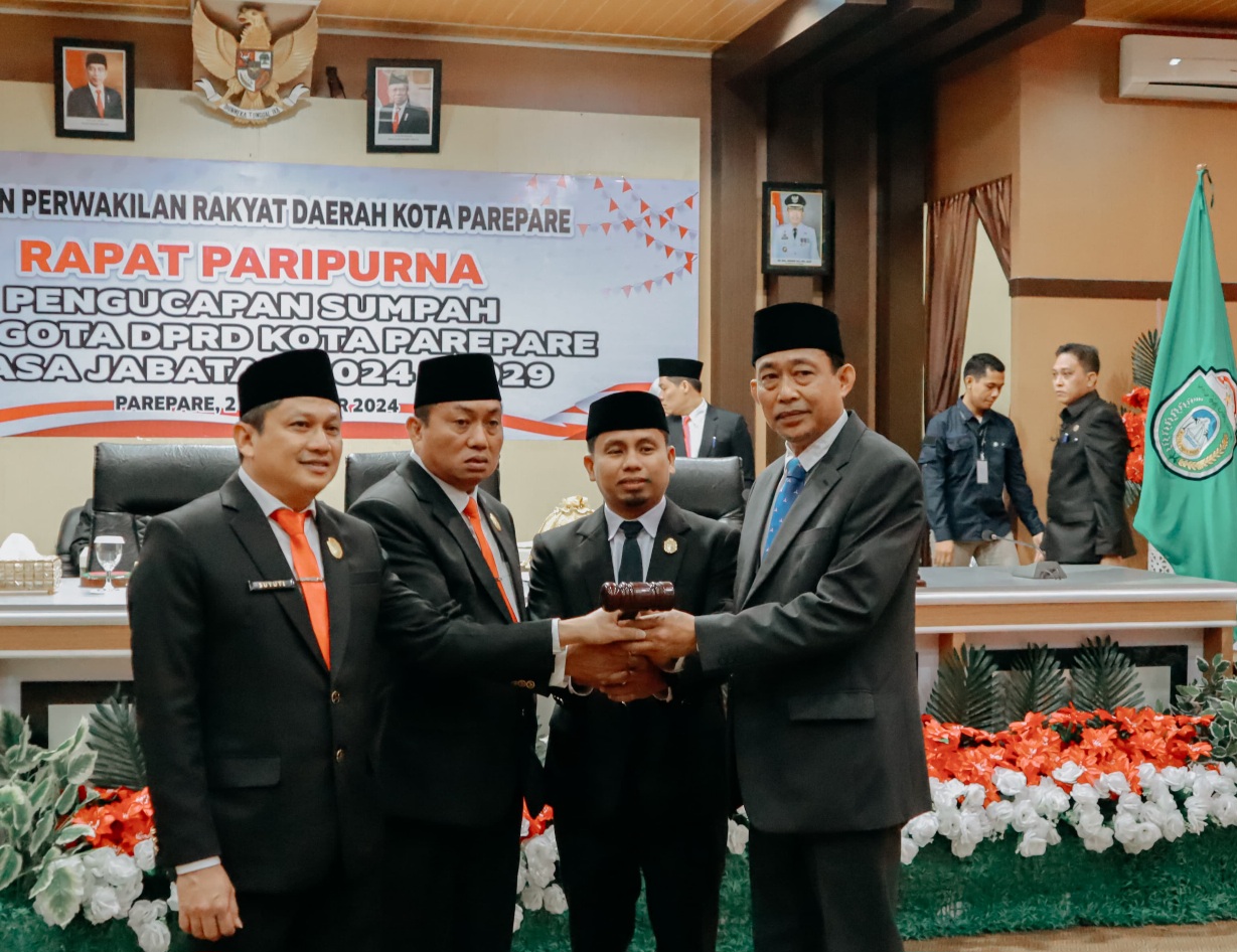 Tasming Hamid Ucapkan Selamat kepada 25 Anggota DPRD Parepare Baru   