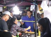ANH Sambangi Warga dan Pelaku UMKM, di Pasar Malam Kaveleri