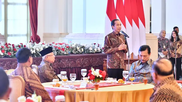 Acara Makan Siang di Istana, Jokowi Pamit Jelang Pensiun